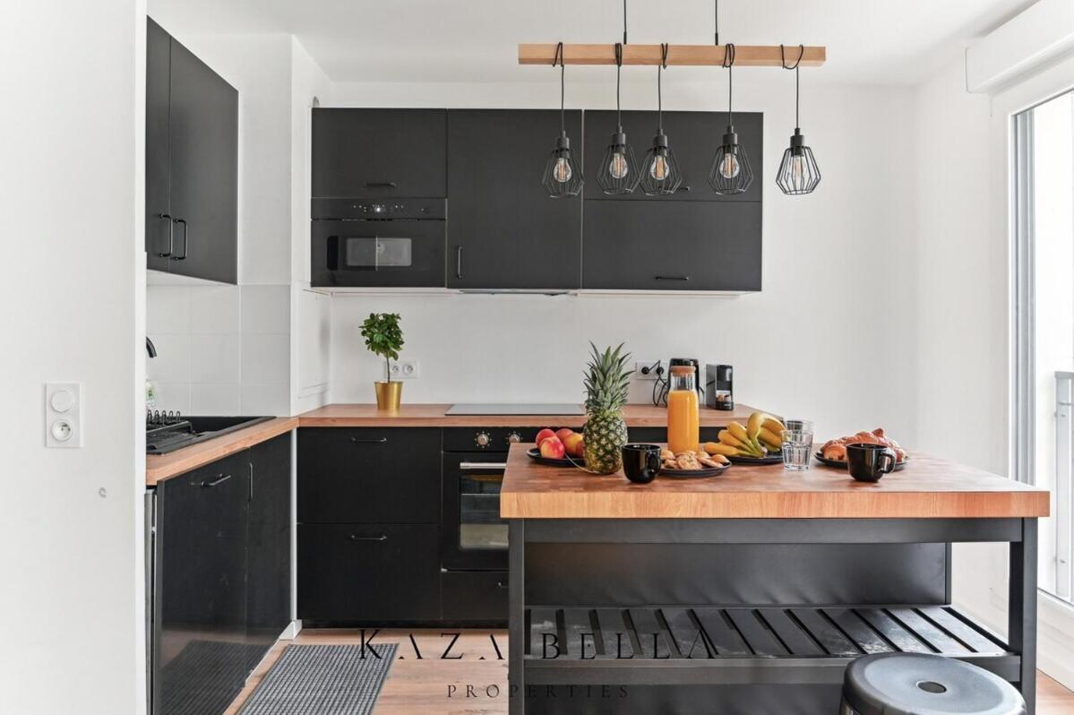 Kaza Bella - Saint Ouen Beautiful Apartment Oda fotoğraf